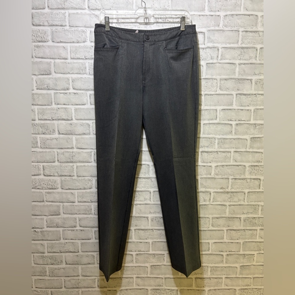 Mexx elements women’s Dark Gray Straight pleated dress pants, size 10